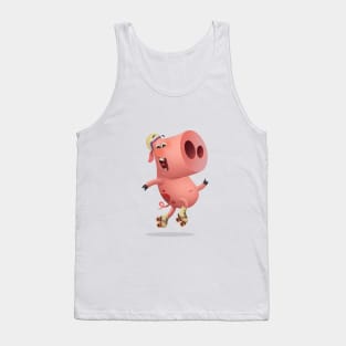 Piggy roller Tank Top